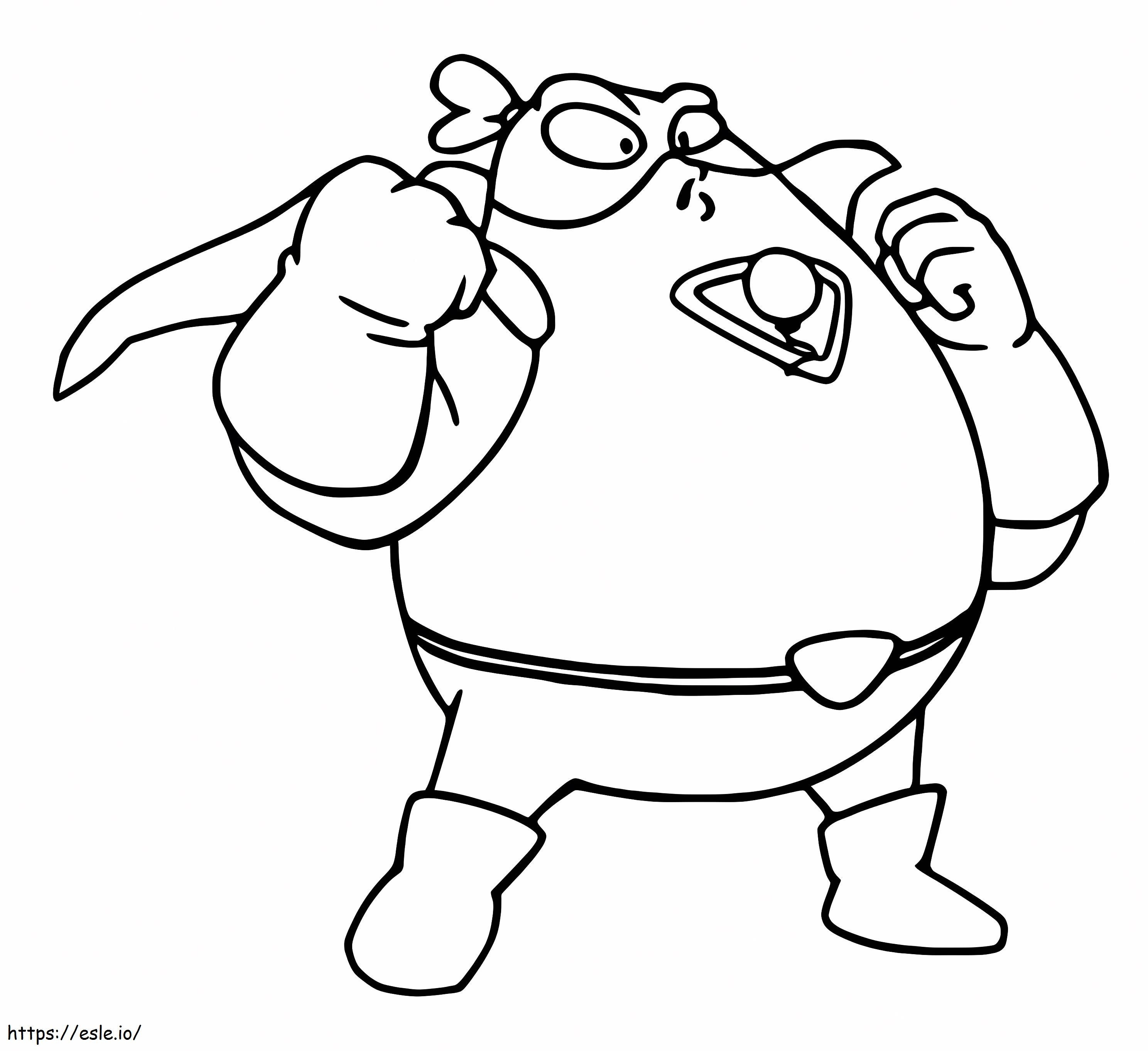 Airblast Superzings coloring page