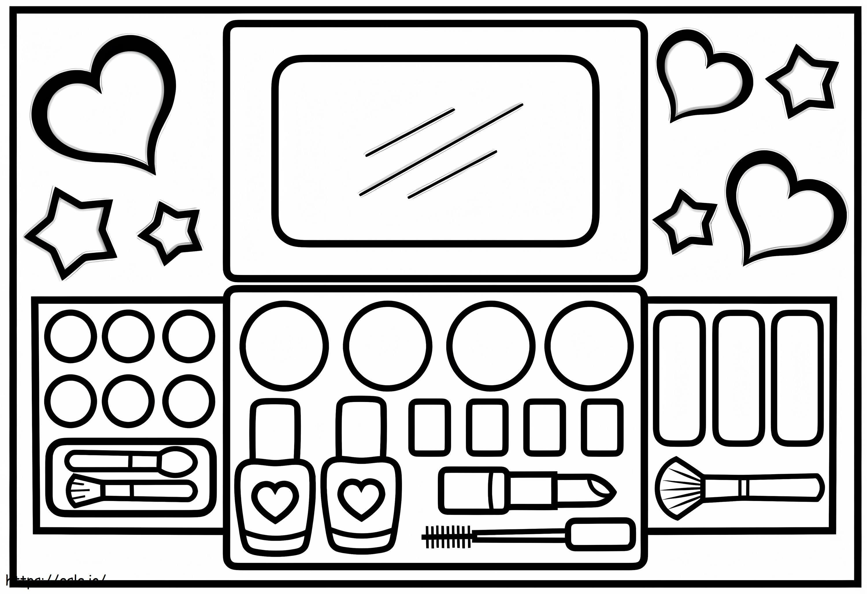 Eyeshadow Palette coloring page