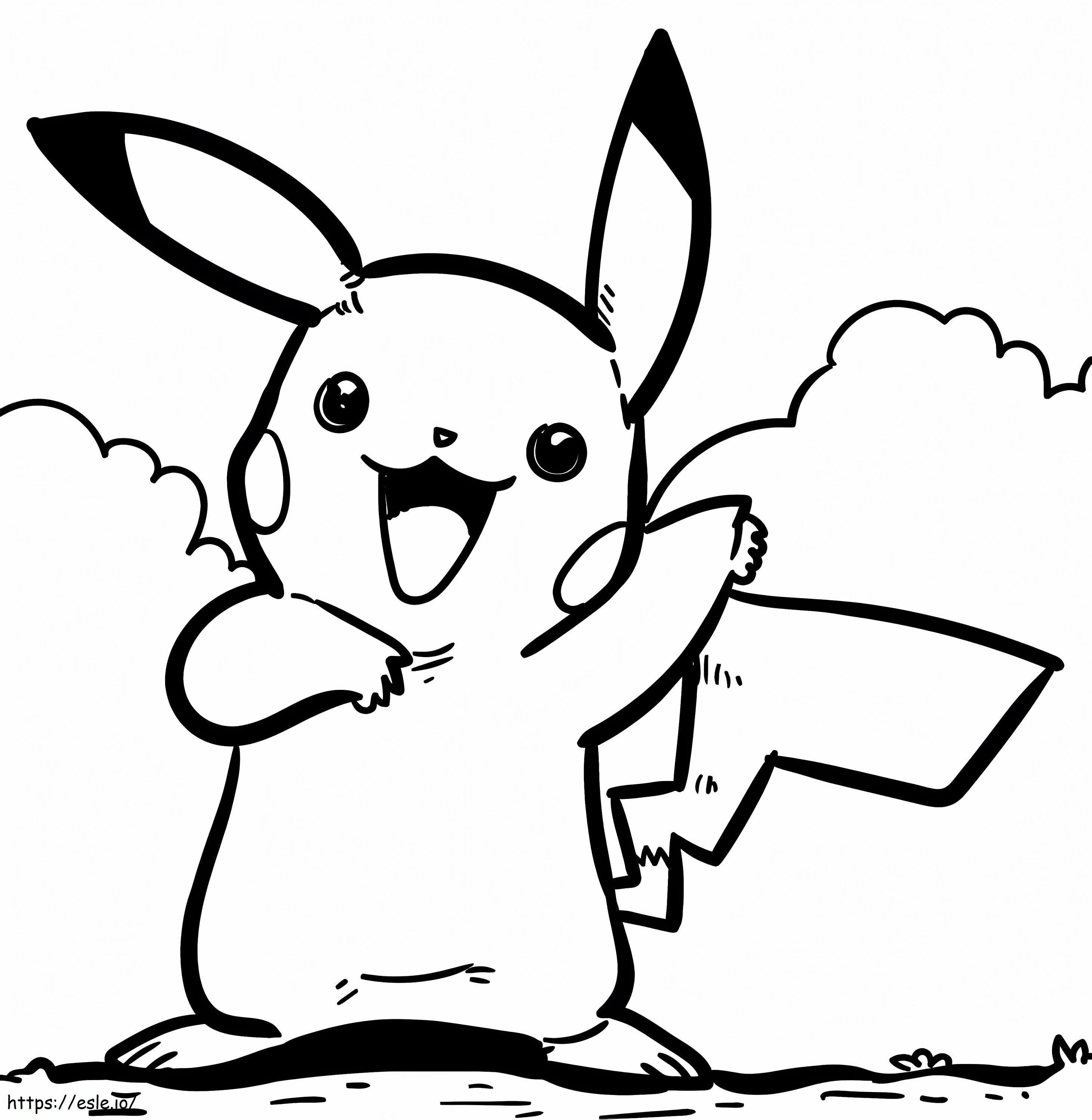 Pele de Pikachu – Páginas para colorir imprimíveis gratuitas