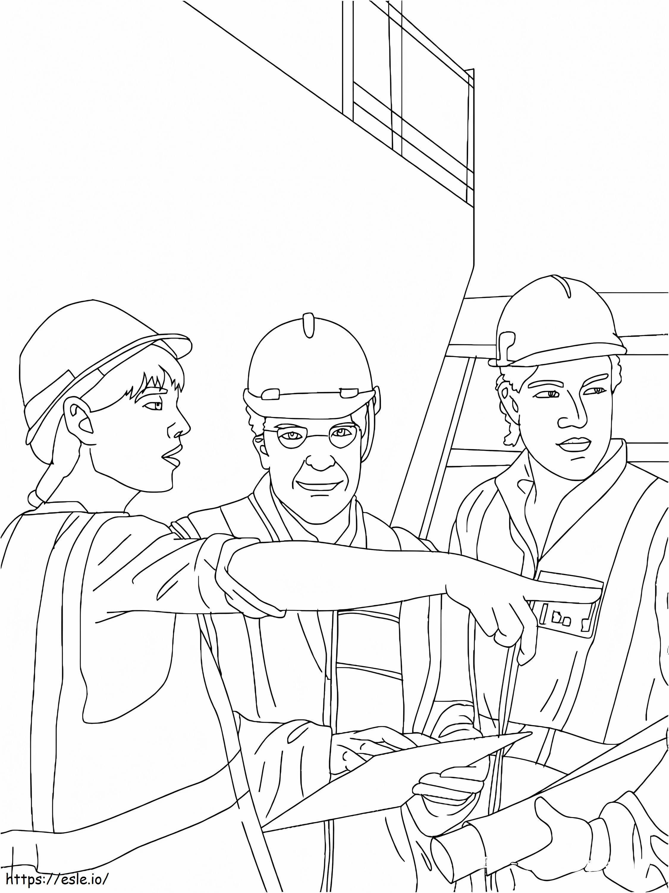Engineer 7 coloring page