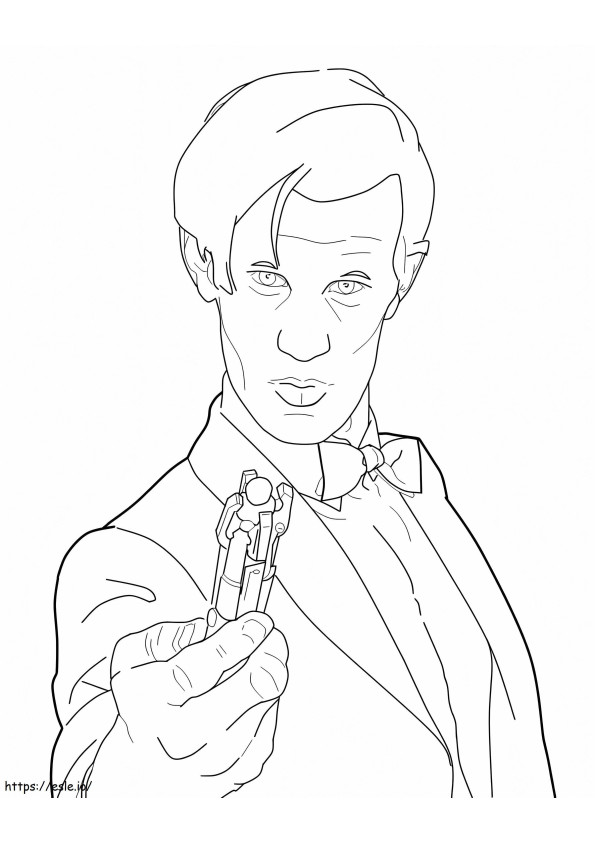 Doctor Who 3 coloring page