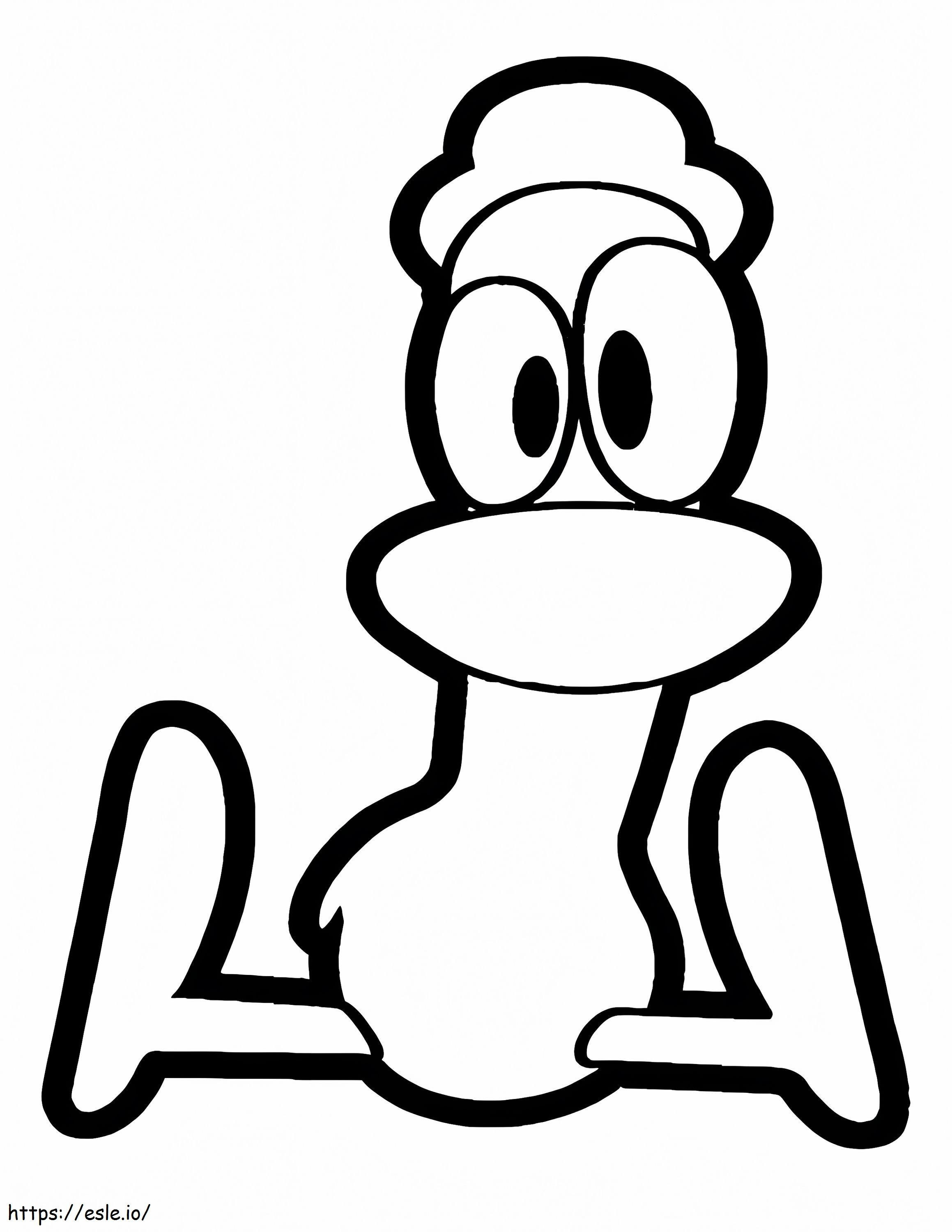 Pocoyo is Sitting Coloring Pages - Free Printable Coloring Pages