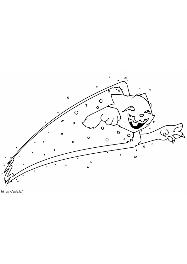 Funny Nyan Cat coloring page