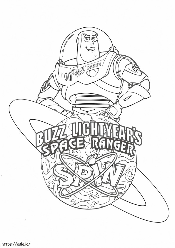 Buzz Lightyear 3 para colorir