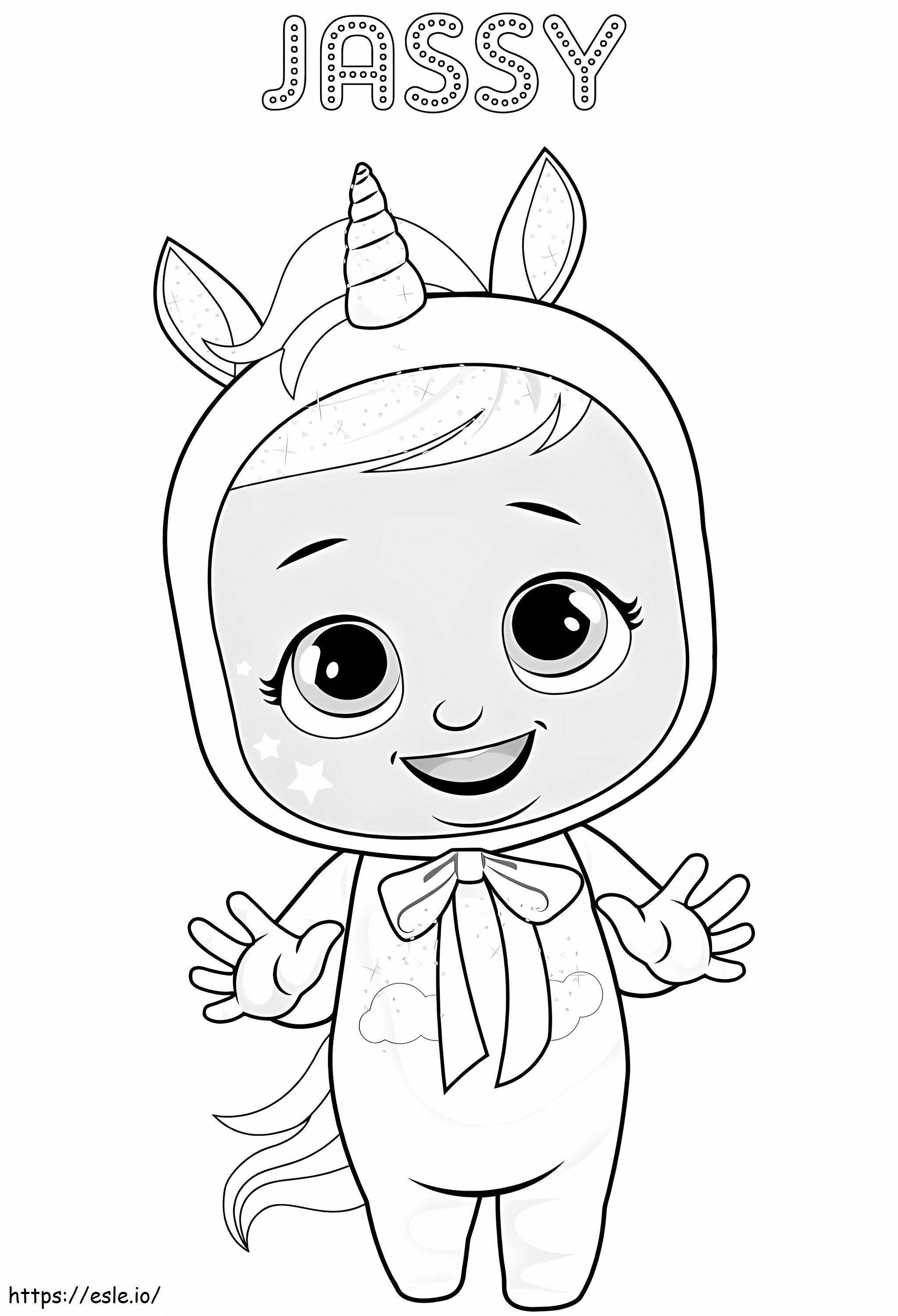 Jassy Cry Babie coloring page