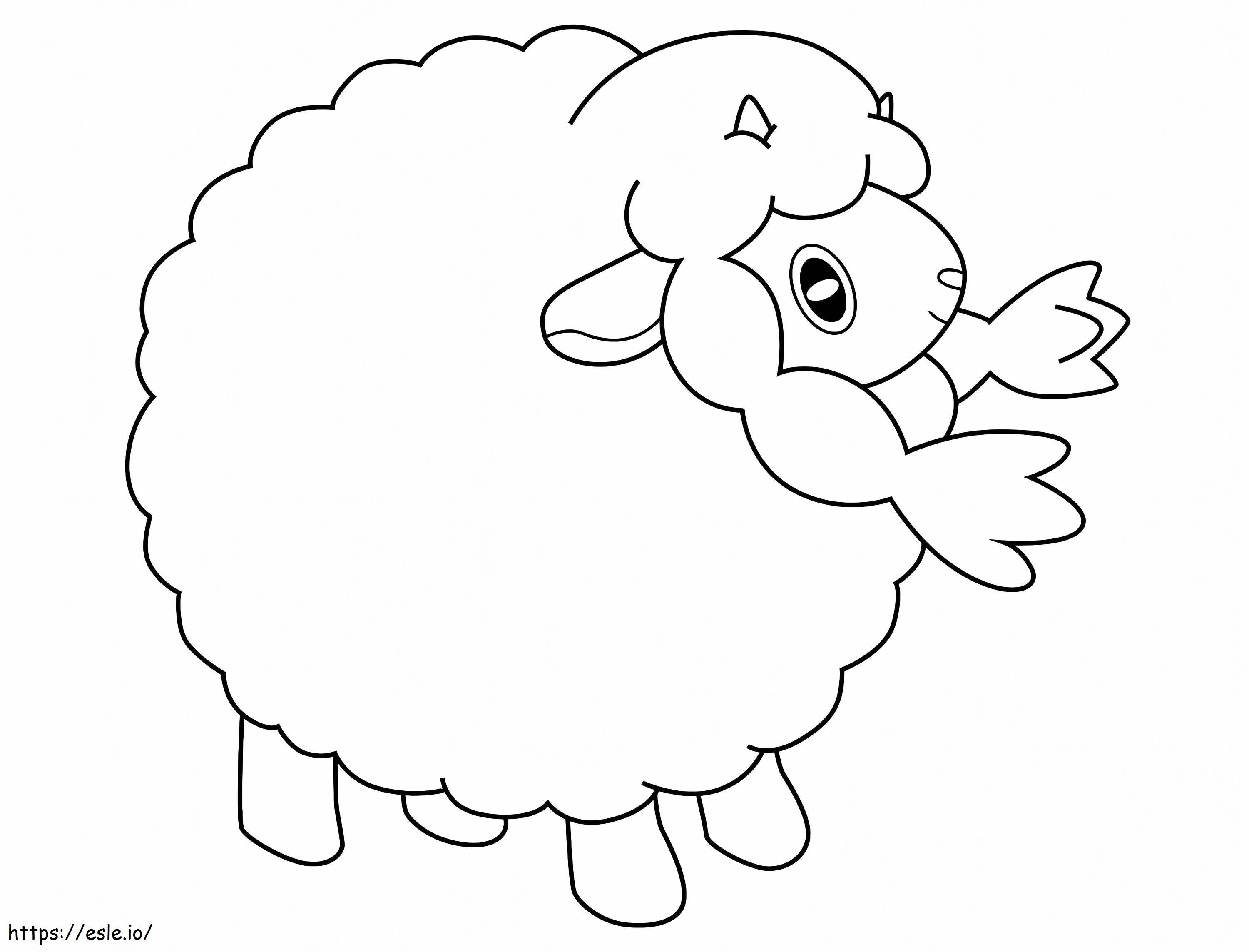 Wooloo Pokemon coloring page