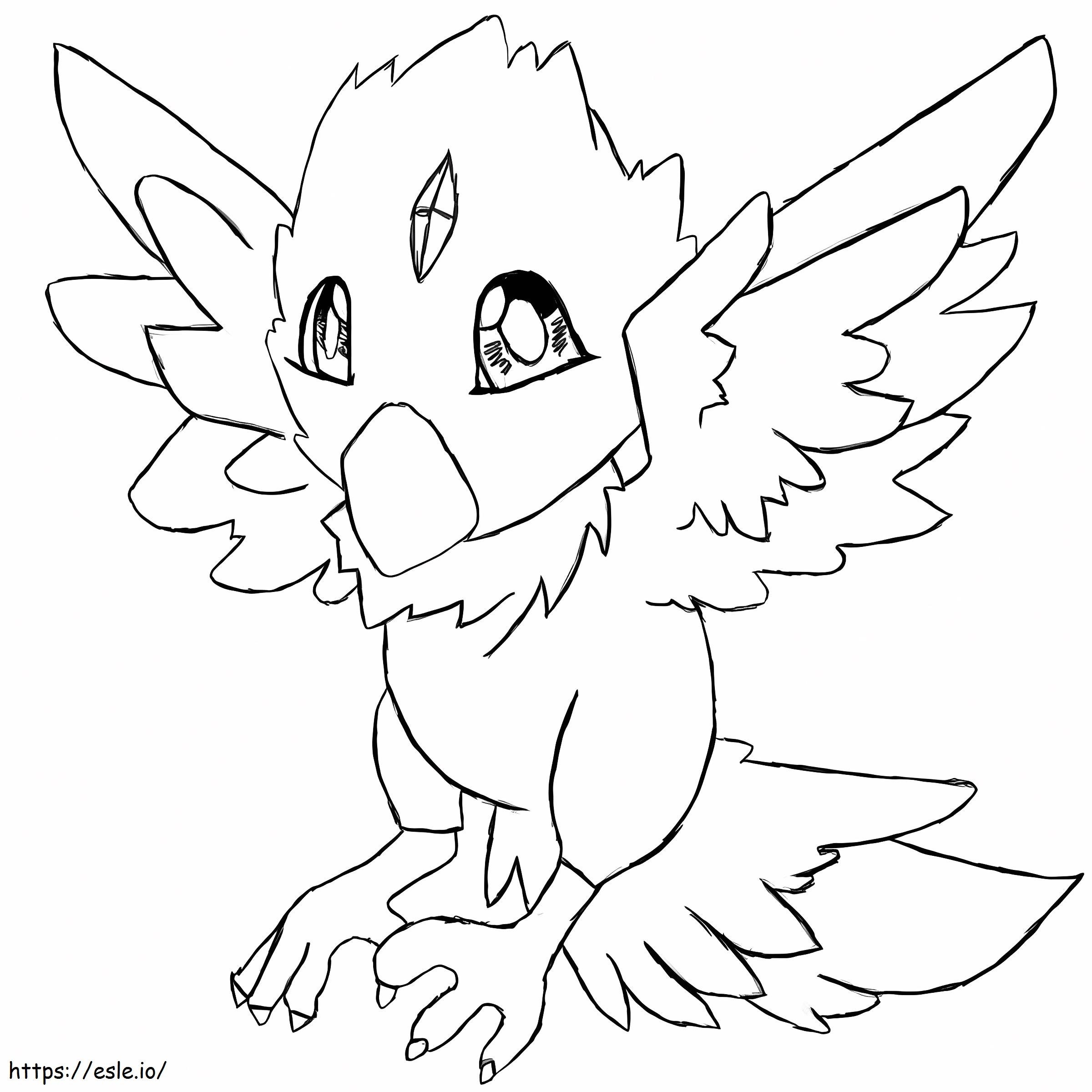  Anivia Chibi A4 Gambar Mewarnai