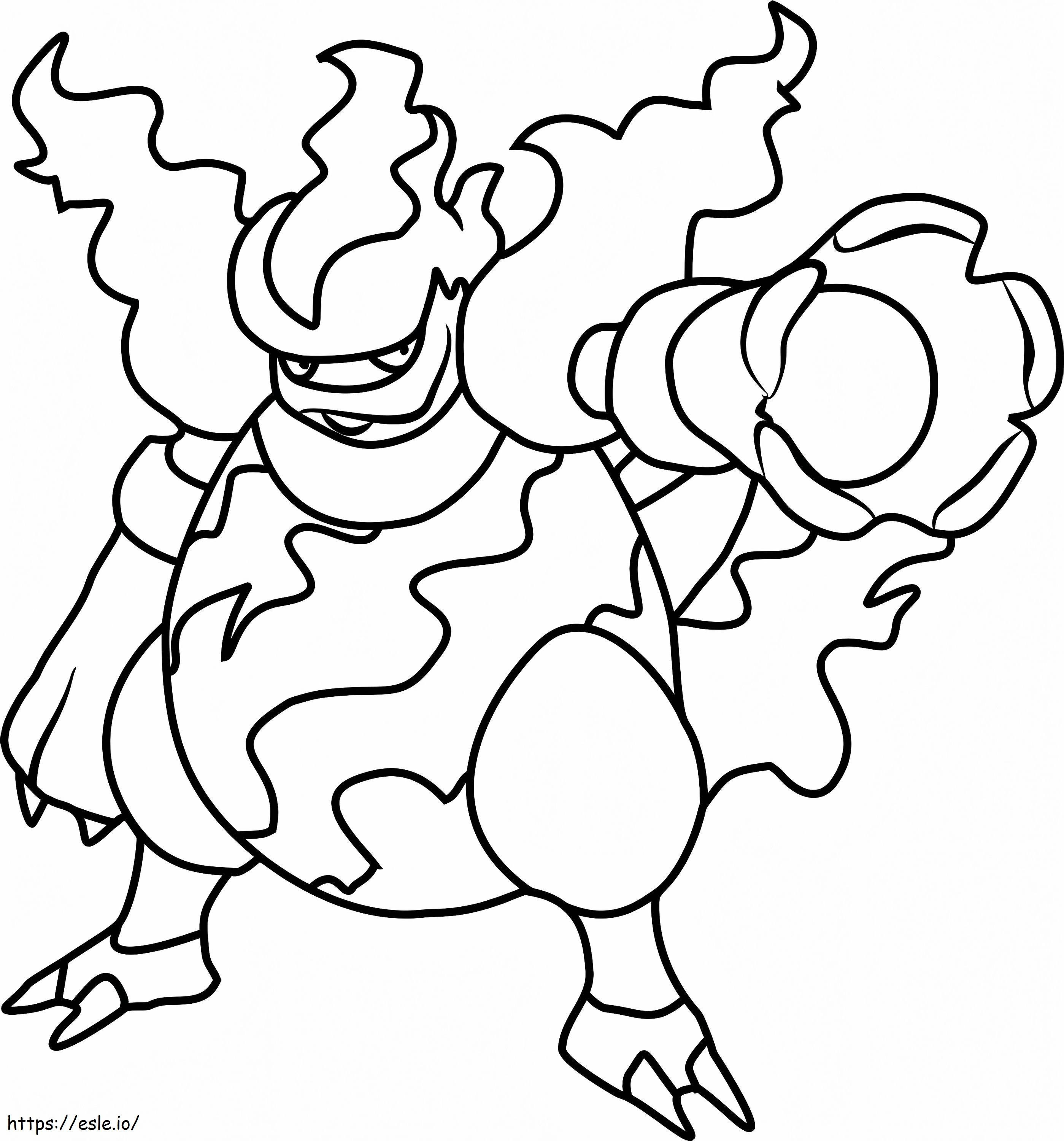 Magmortar-Pokémon ausmalbilder