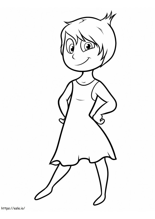 Inside Out Joy coloring page