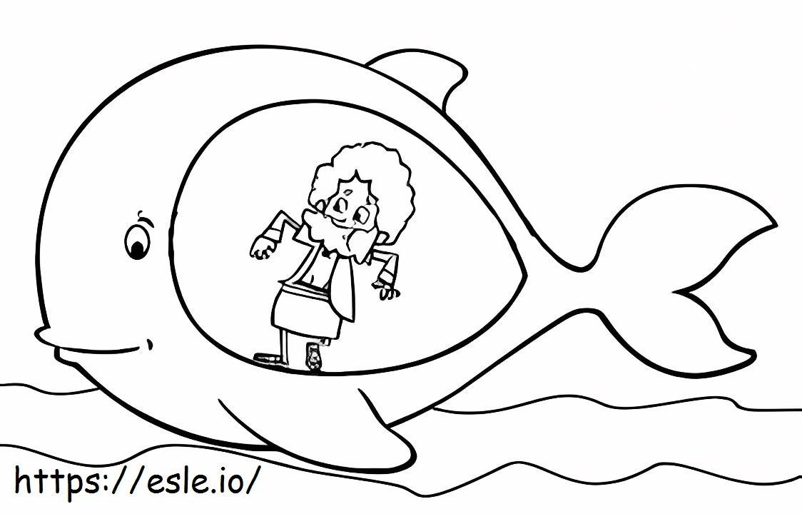 Whale'S Big Mouth coloring page