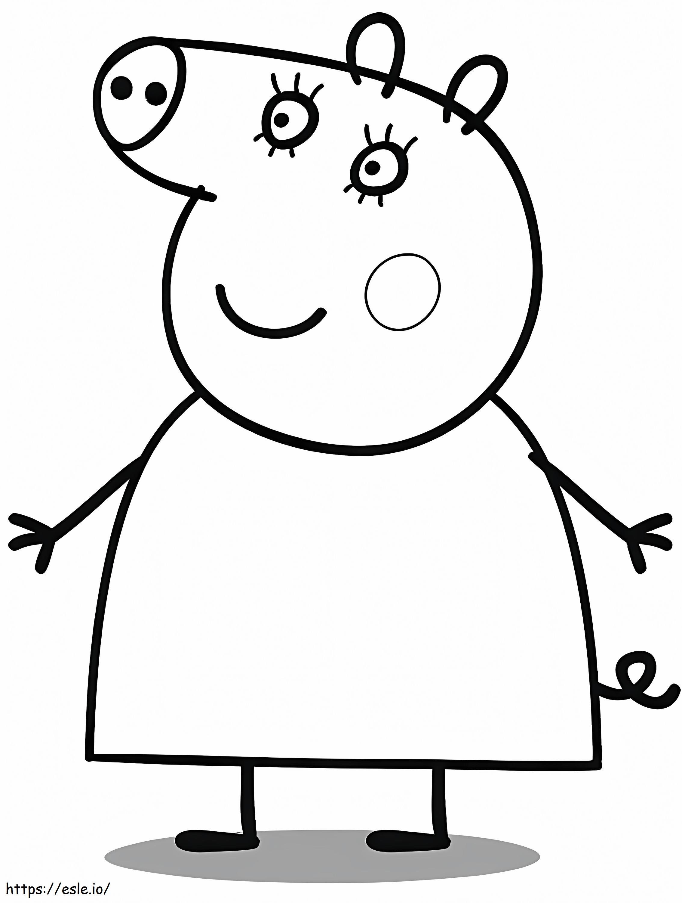 Múmia malac kifestő - Ingyenes nyomtatható PDF