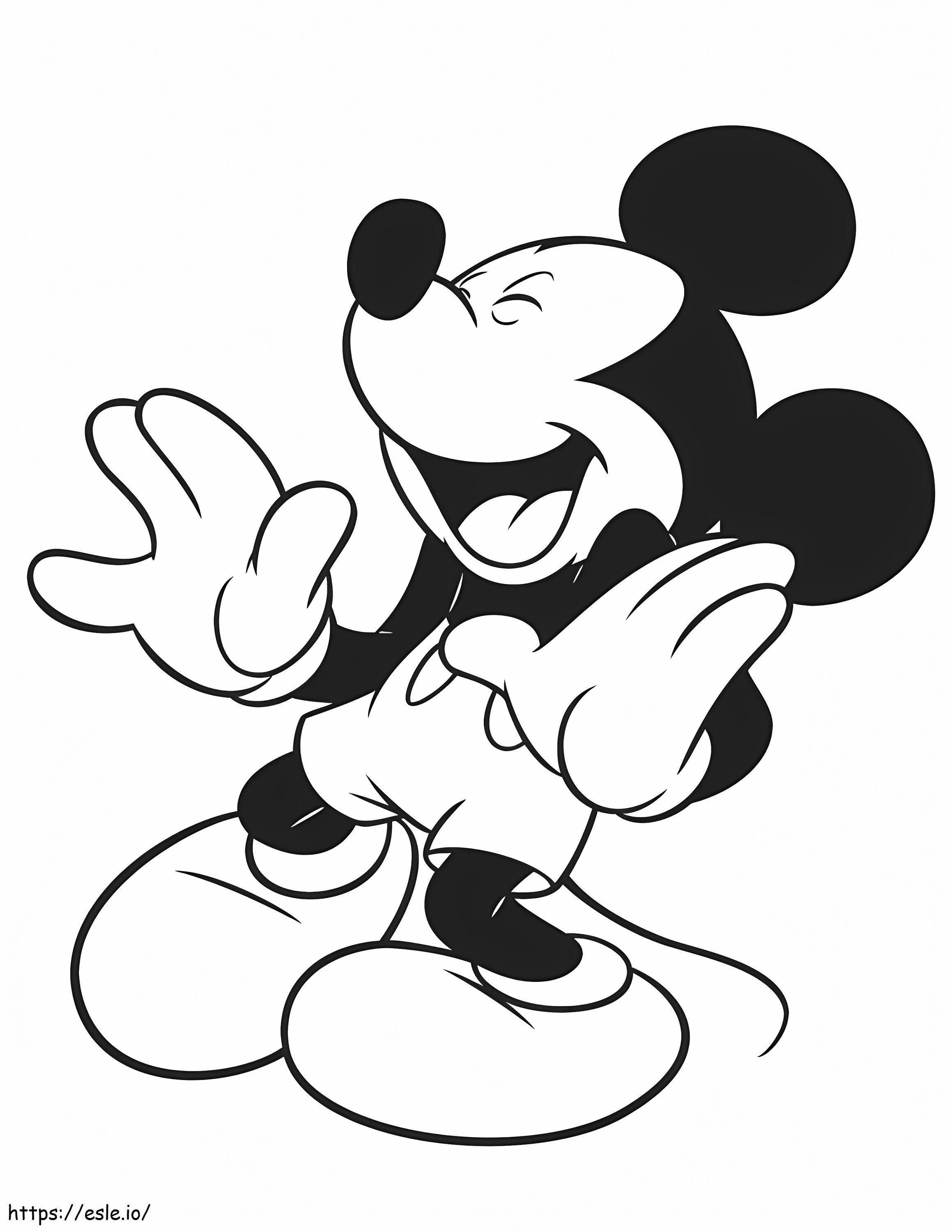 Coloriage  Mickey Mouse 27 9704 à imprimer dessin
