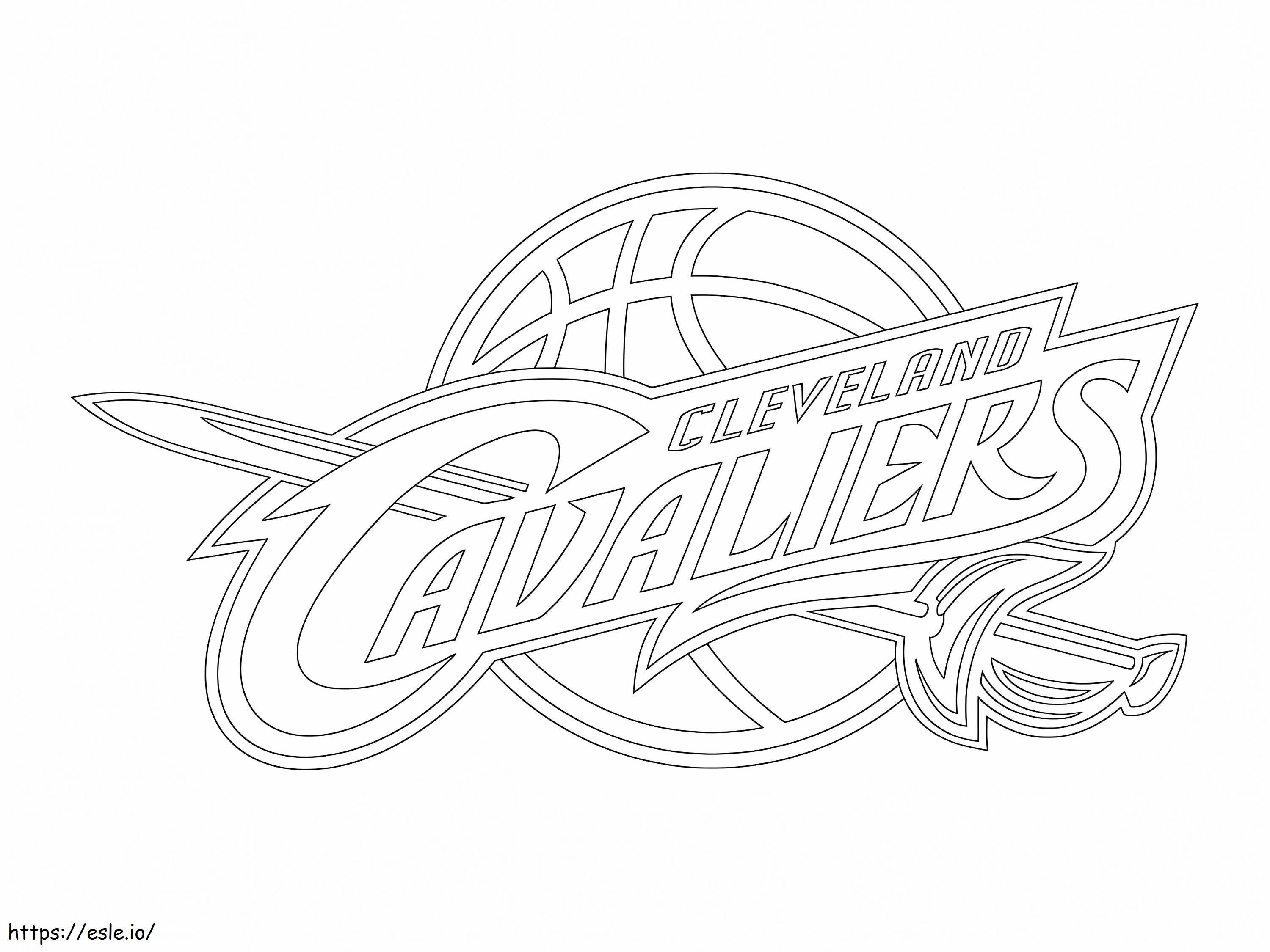 Logotipo de los Cavaliers de Cleveland para colorear