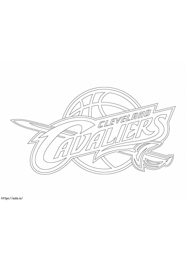 Logotipo de los Cavaliers de Cleveland para colorear