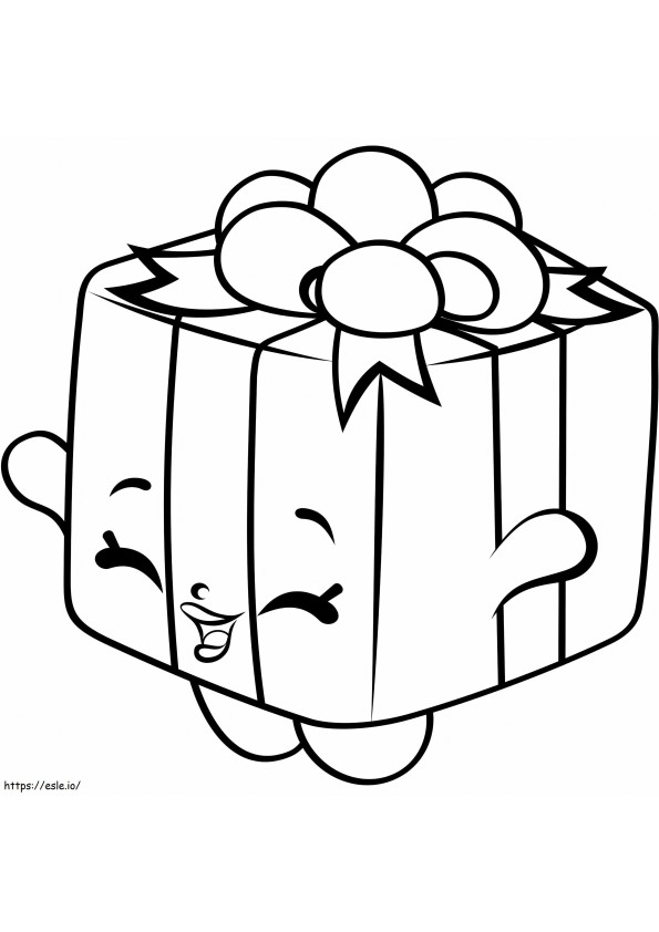 Miss Pressy Shopkin coloring page