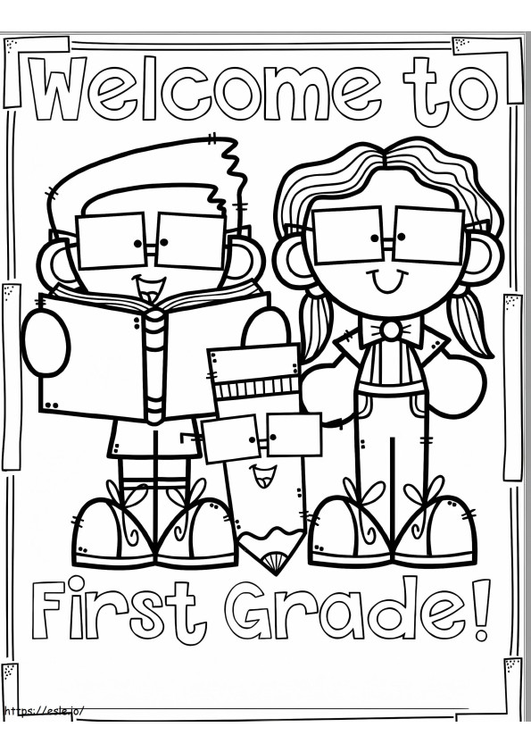 Welcome To First Grade Printable
