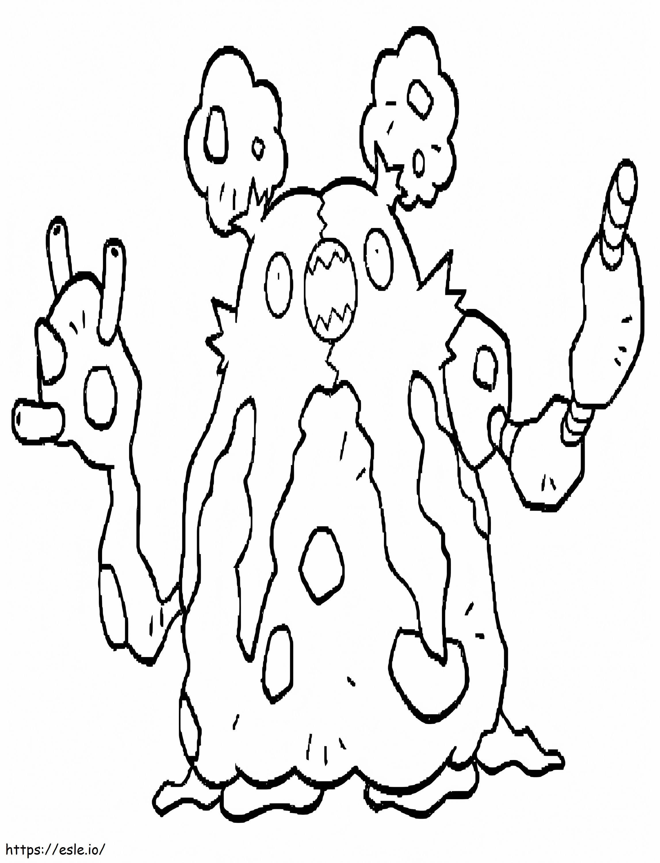 Garbodor Pokemon 1 coloring page