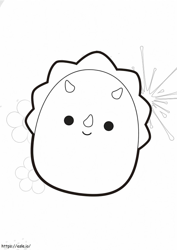 Tristan Squishmallows coloring page