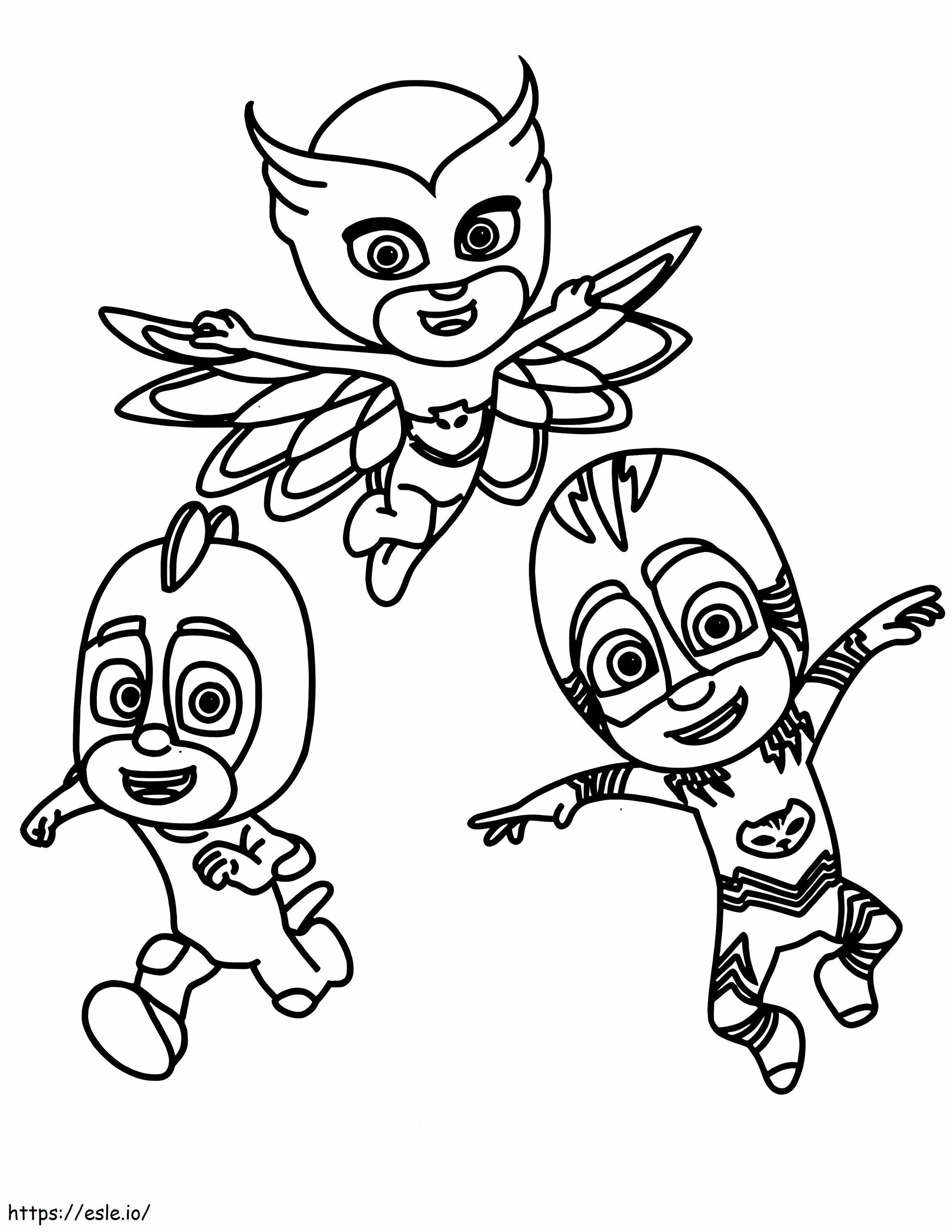 PJ Masks 9 coloring page