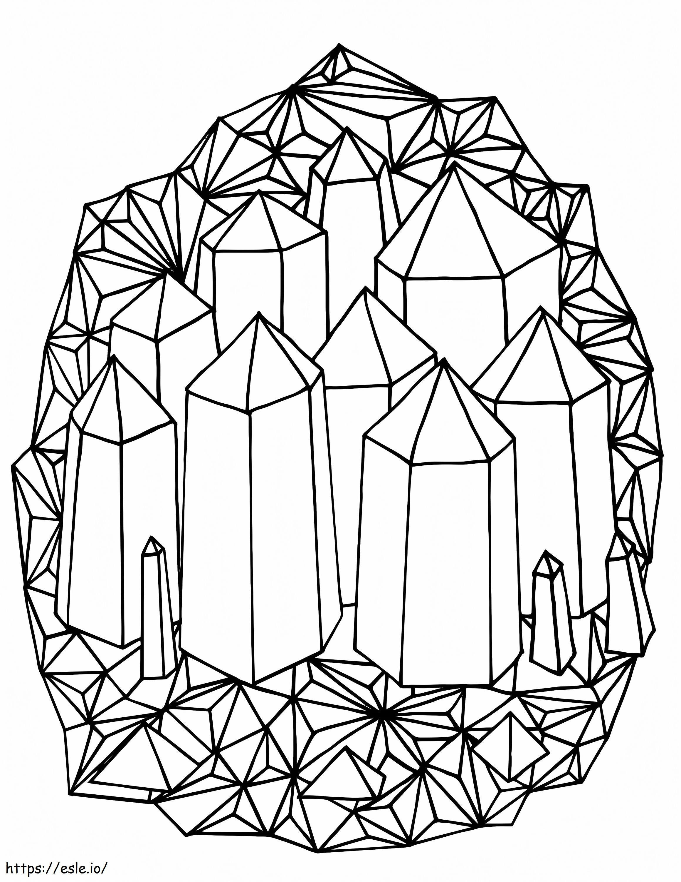 Beautiful Crystal coloring page