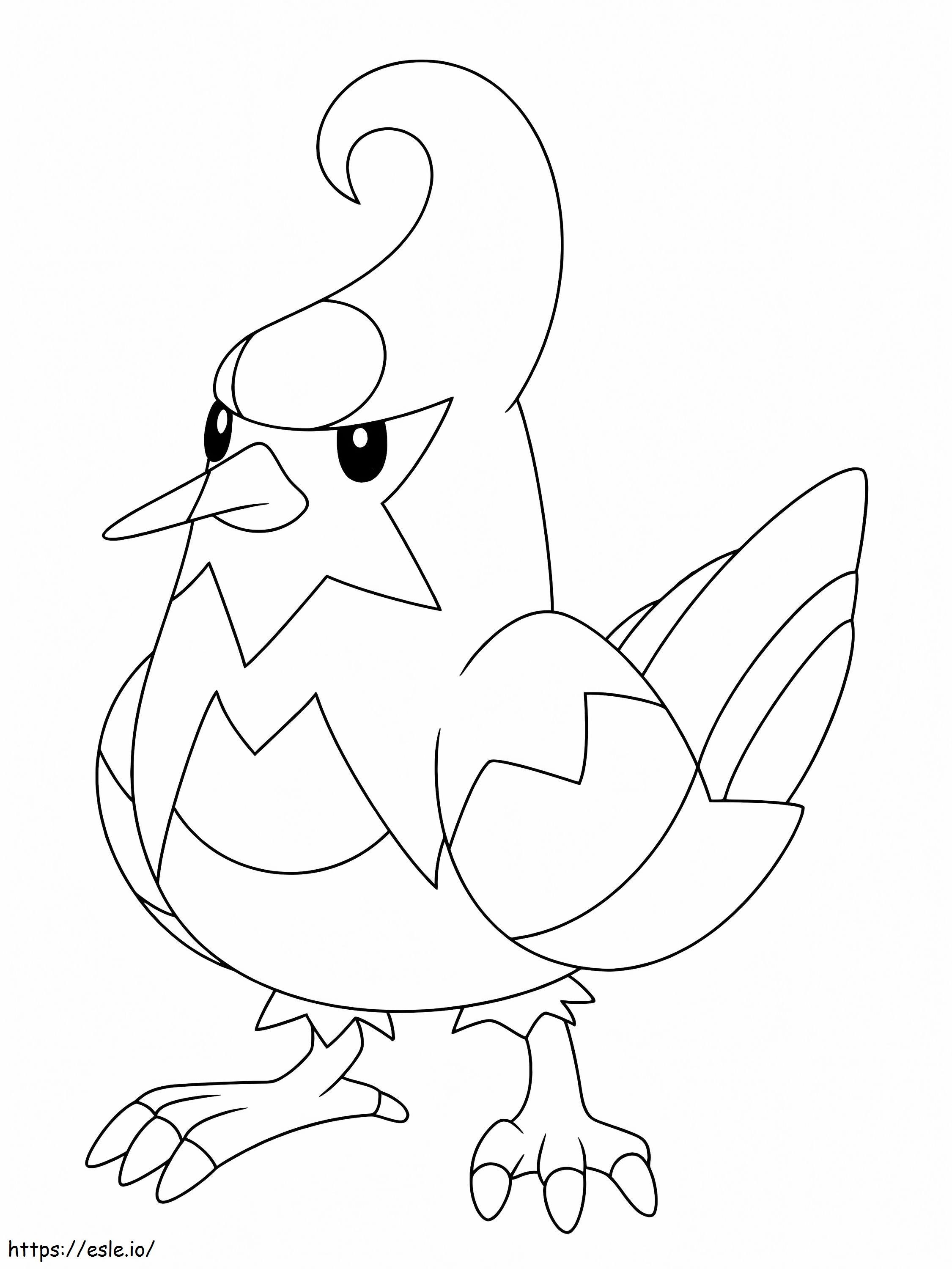Pokémon Staravia ausmalbilder
