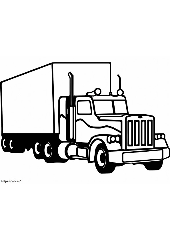 Truck For Kid coloring page