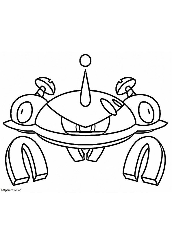 Magnezone Pokemon 1 coloring page