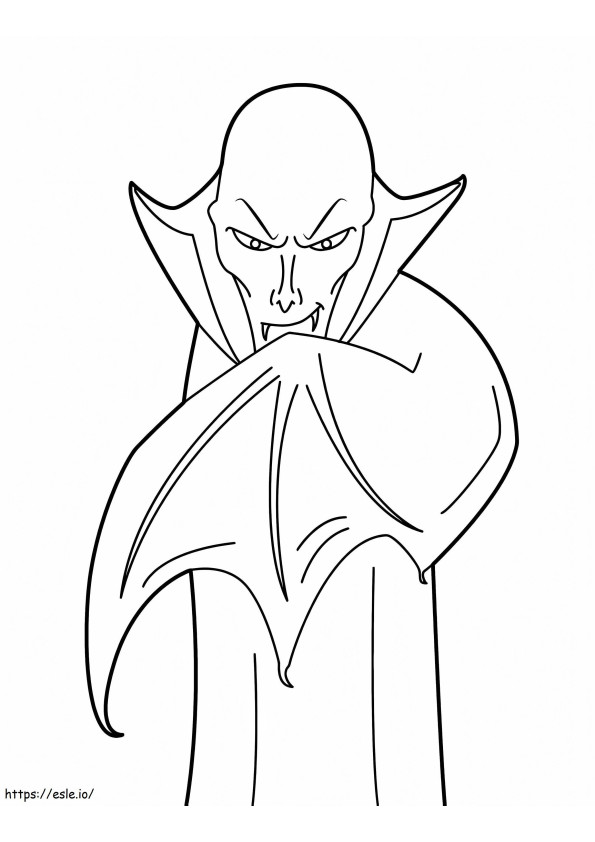 Vampire Monster coloring page