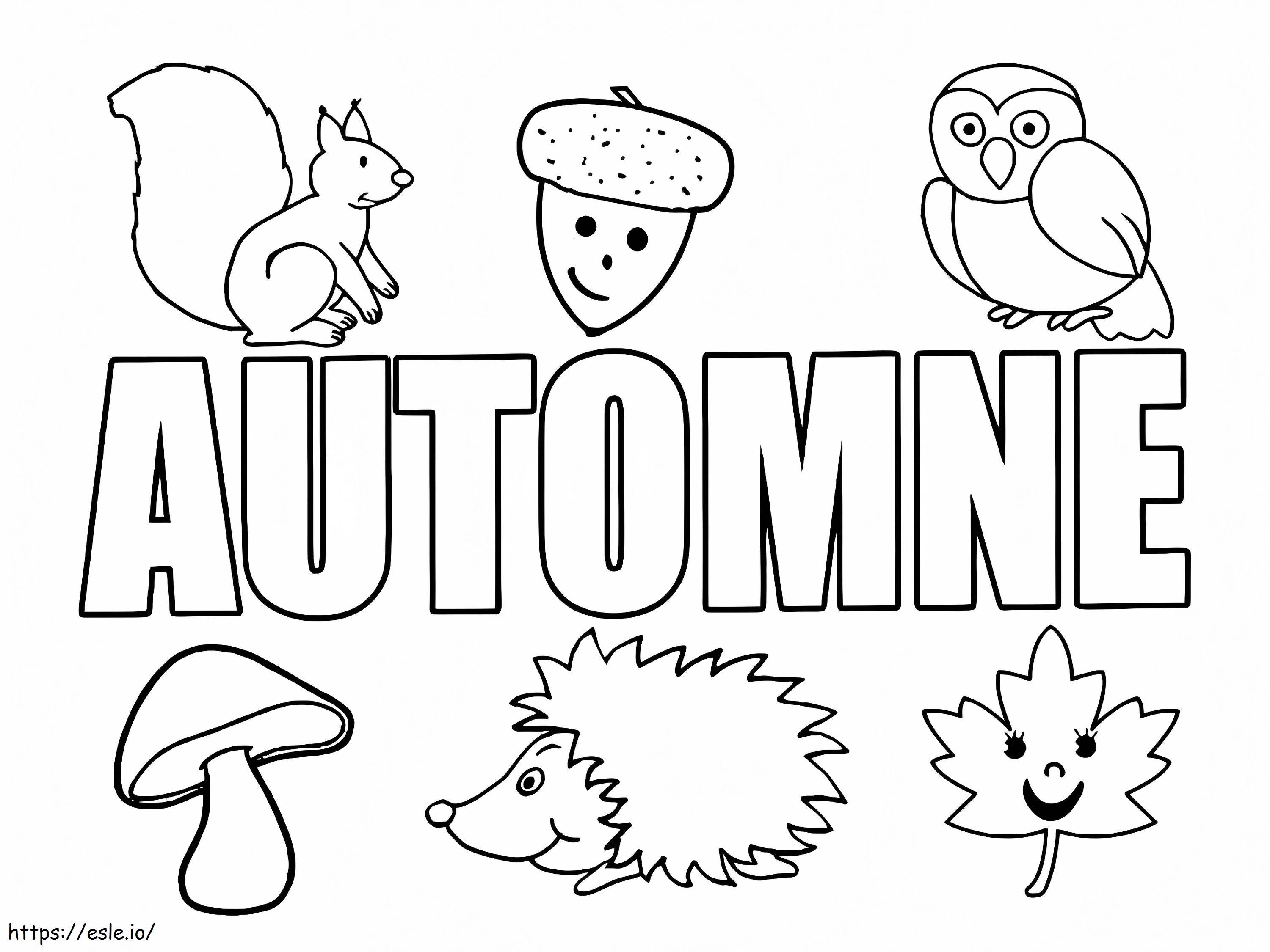 Fall 3 coloring page