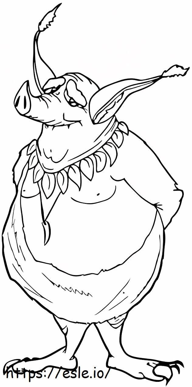 Goblin Pig värityskuva
