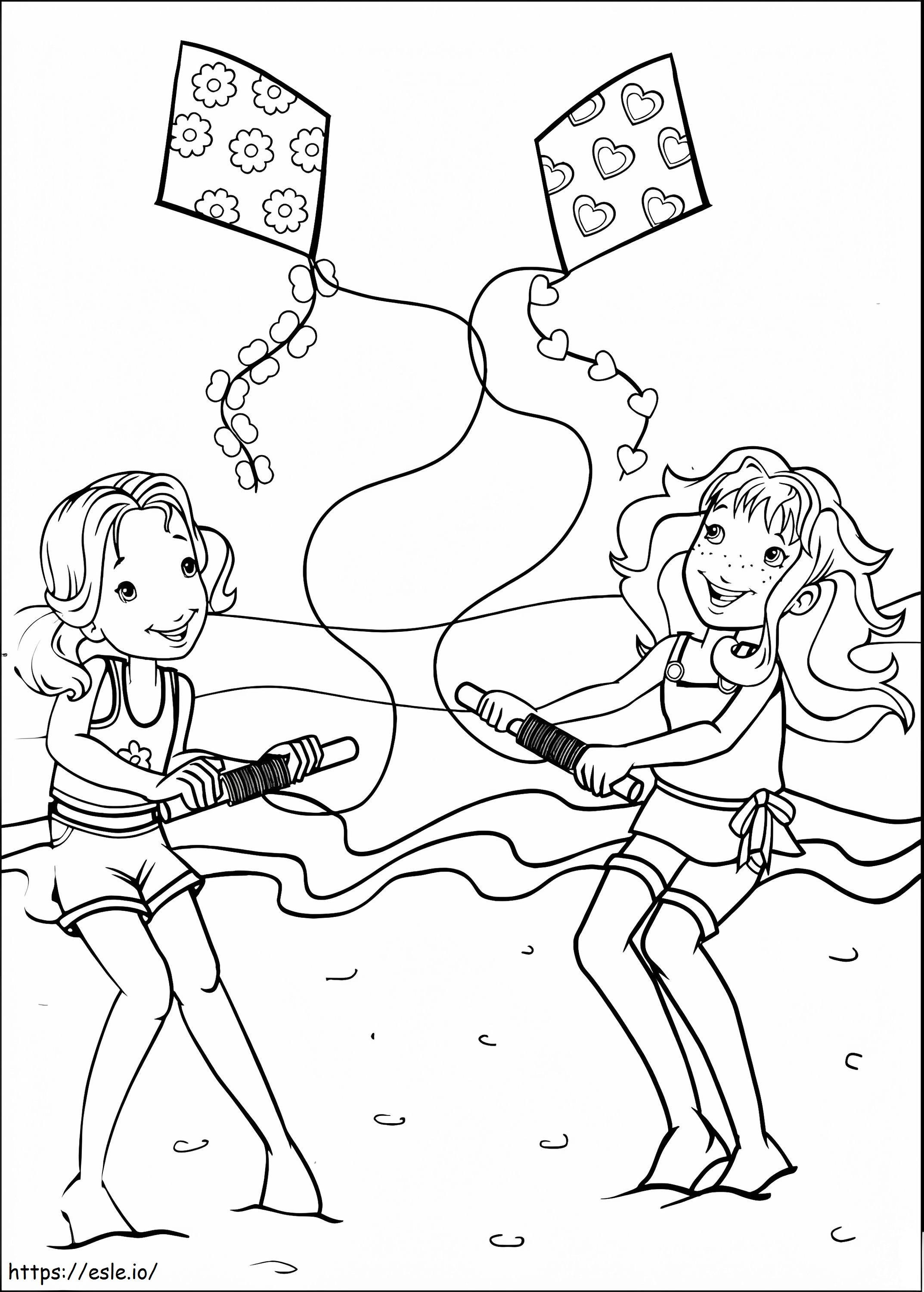 Holly Hobbie And Friends 4 Coloring Page