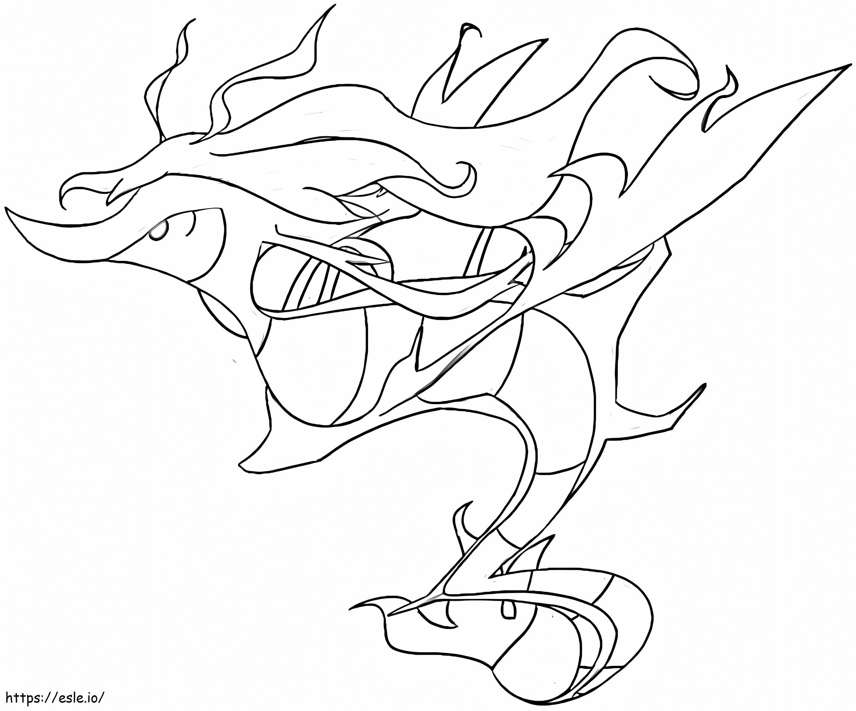 Draggale Pokemon 3 coloring page