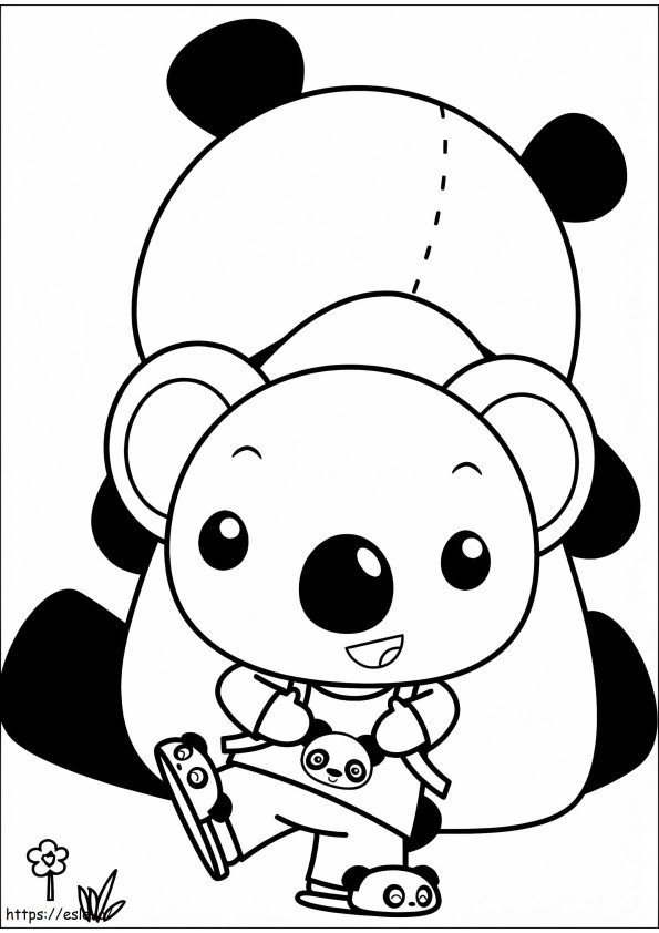 Tolee From Hao Kai Lan coloring page