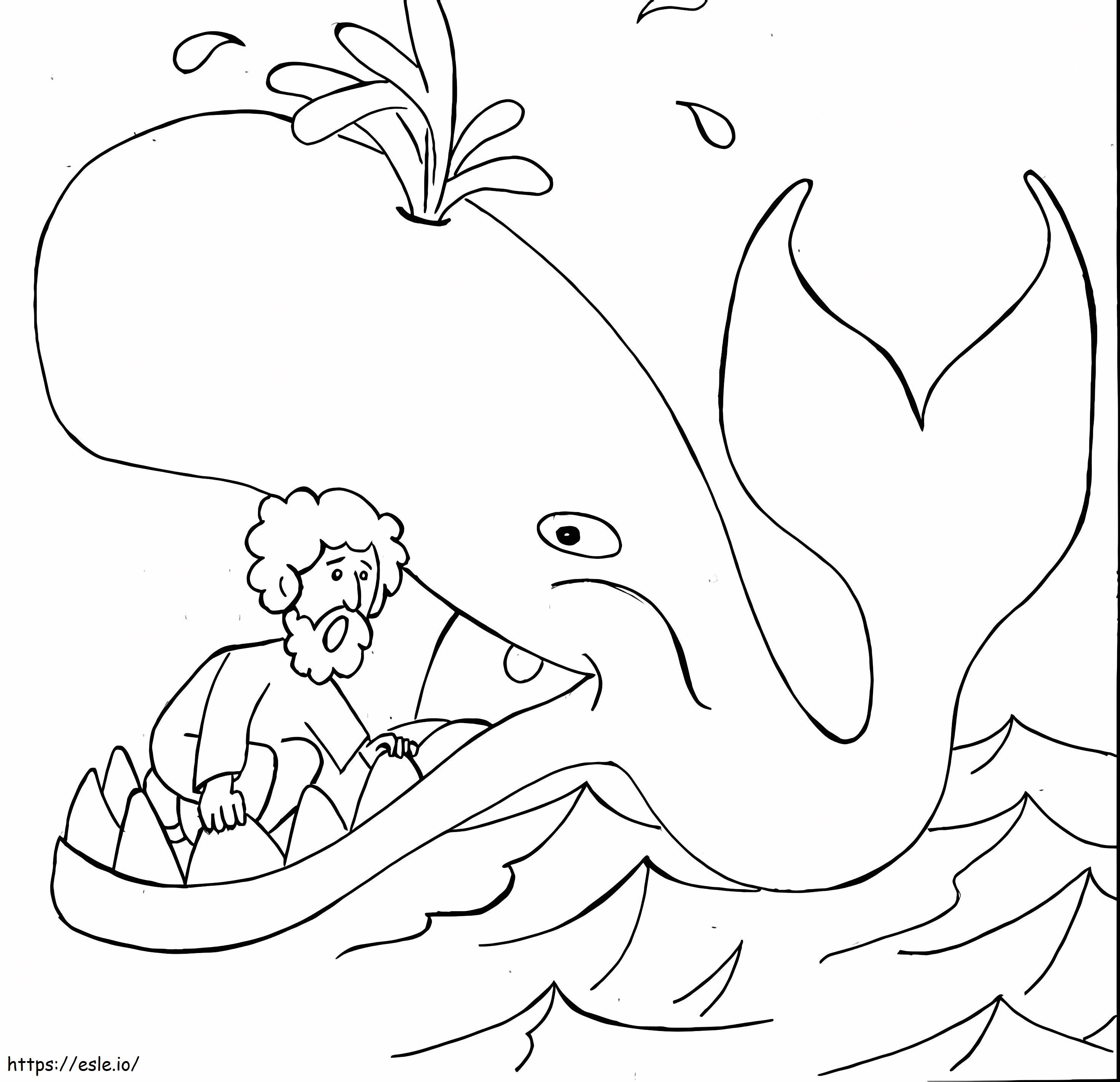 Jonah And The Whale 22 coloring page