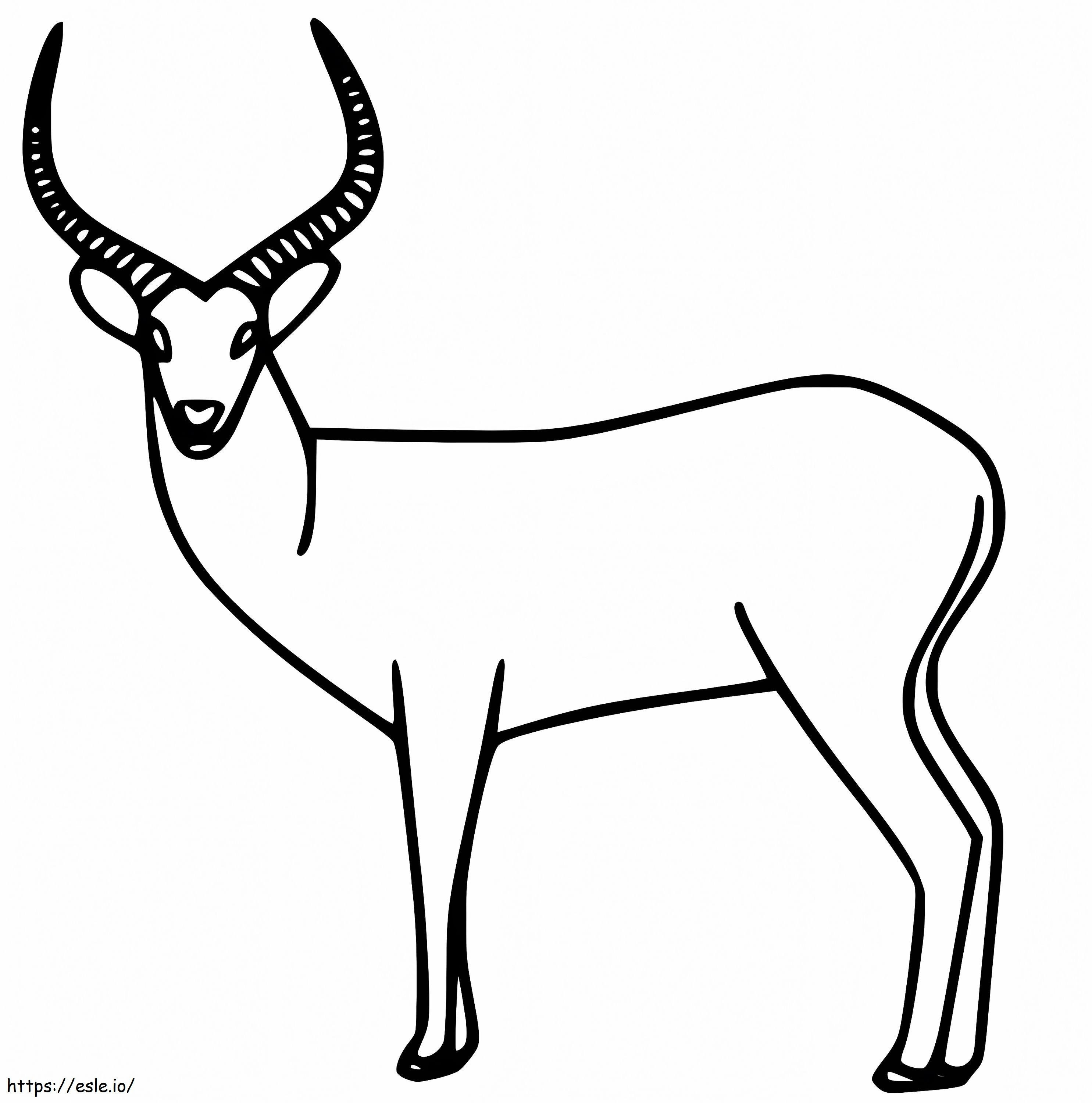 Antilope ușoară de colorat