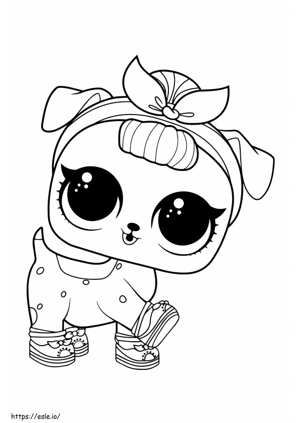 LOL Pet Puppy BBC coloring page