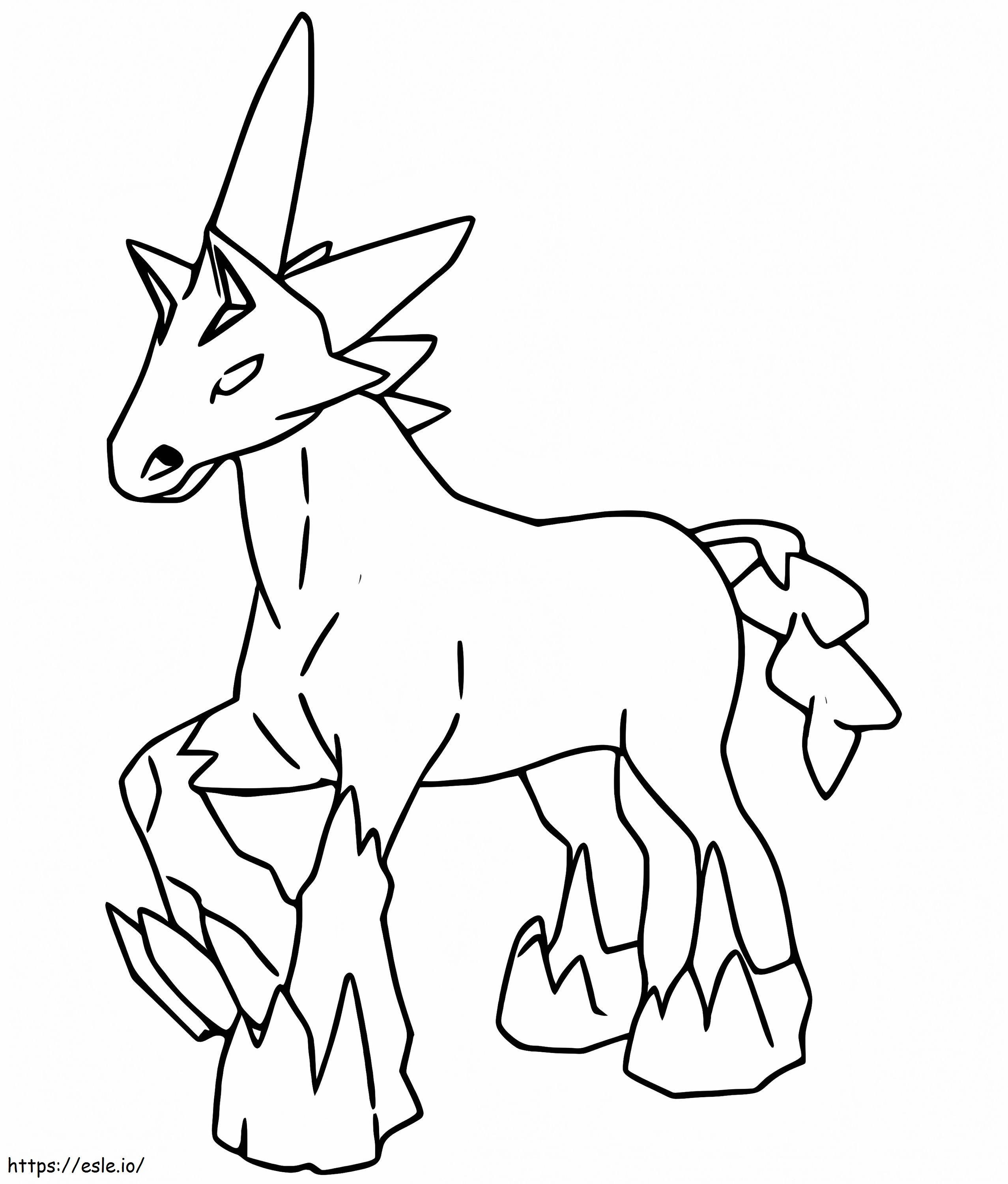 Pokémon Glastrier para colorear
