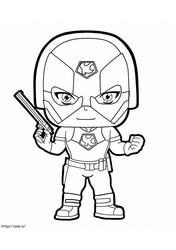 Cute Peacemaker coloring page