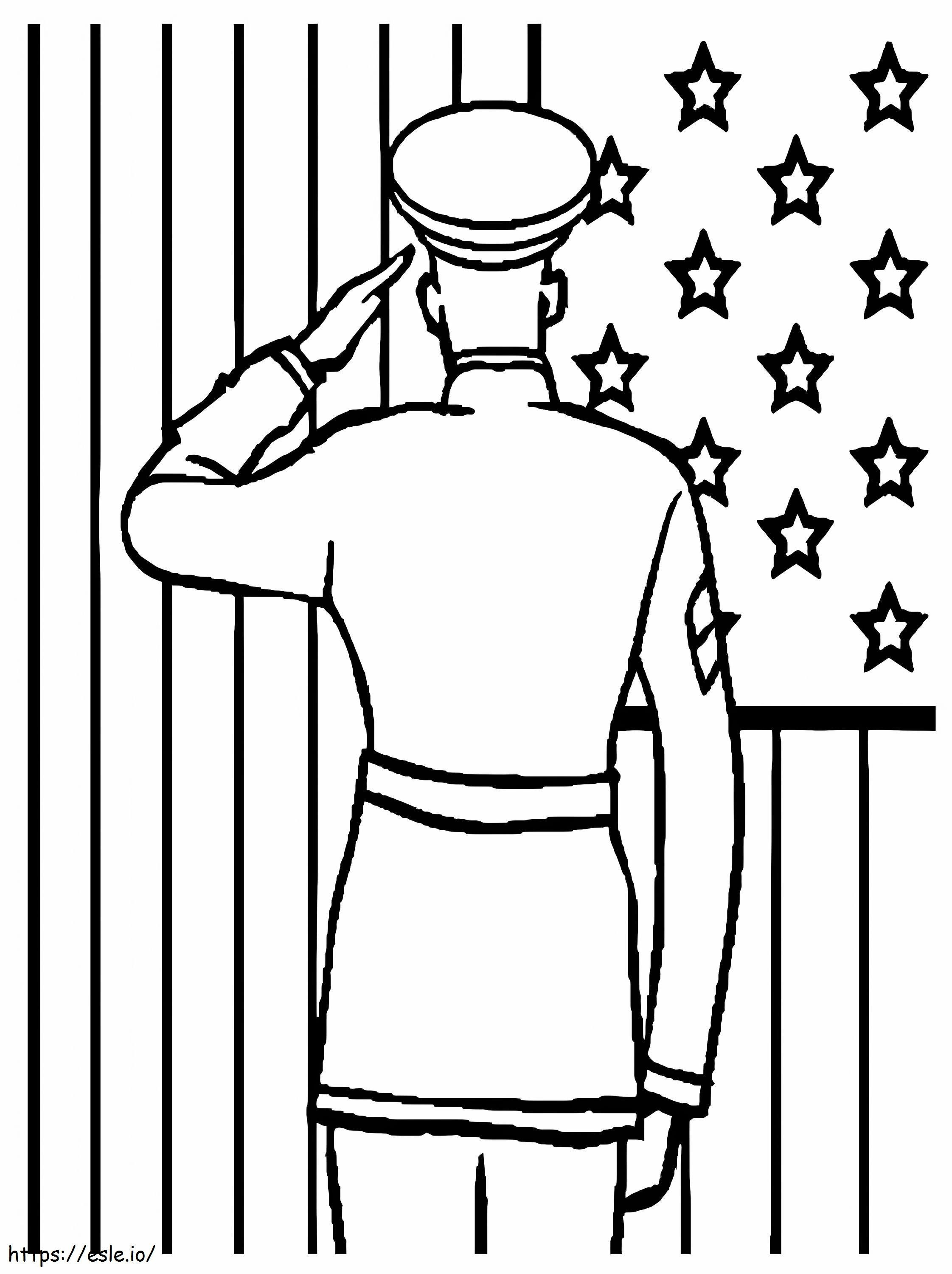 Happy Veterans Day 2 coloring page