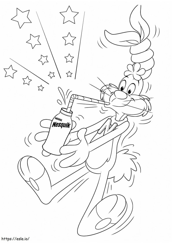 Nesquik To Color coloring page