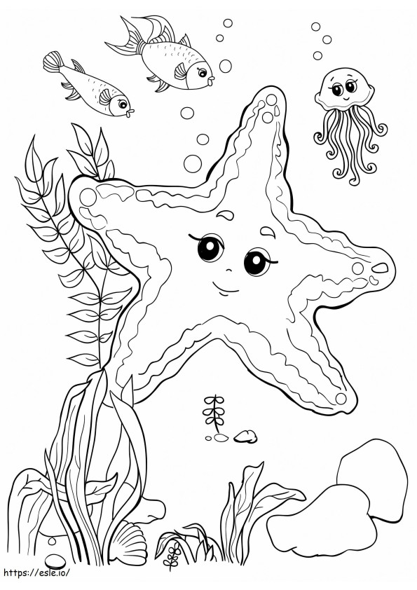 Print Ocean Life coloring page