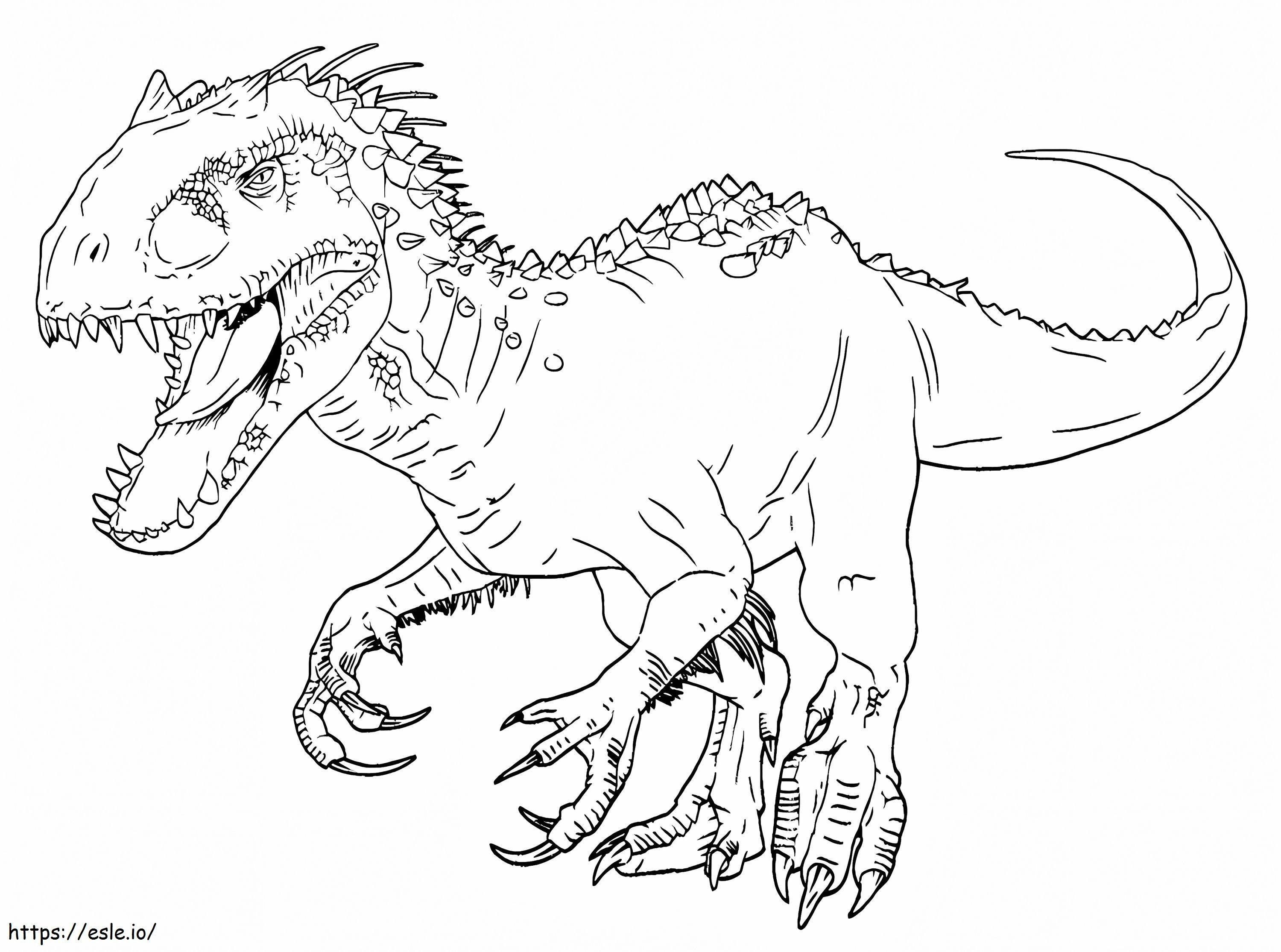 Indominus Rex Jurassic A4 E1600294717575 coloring page