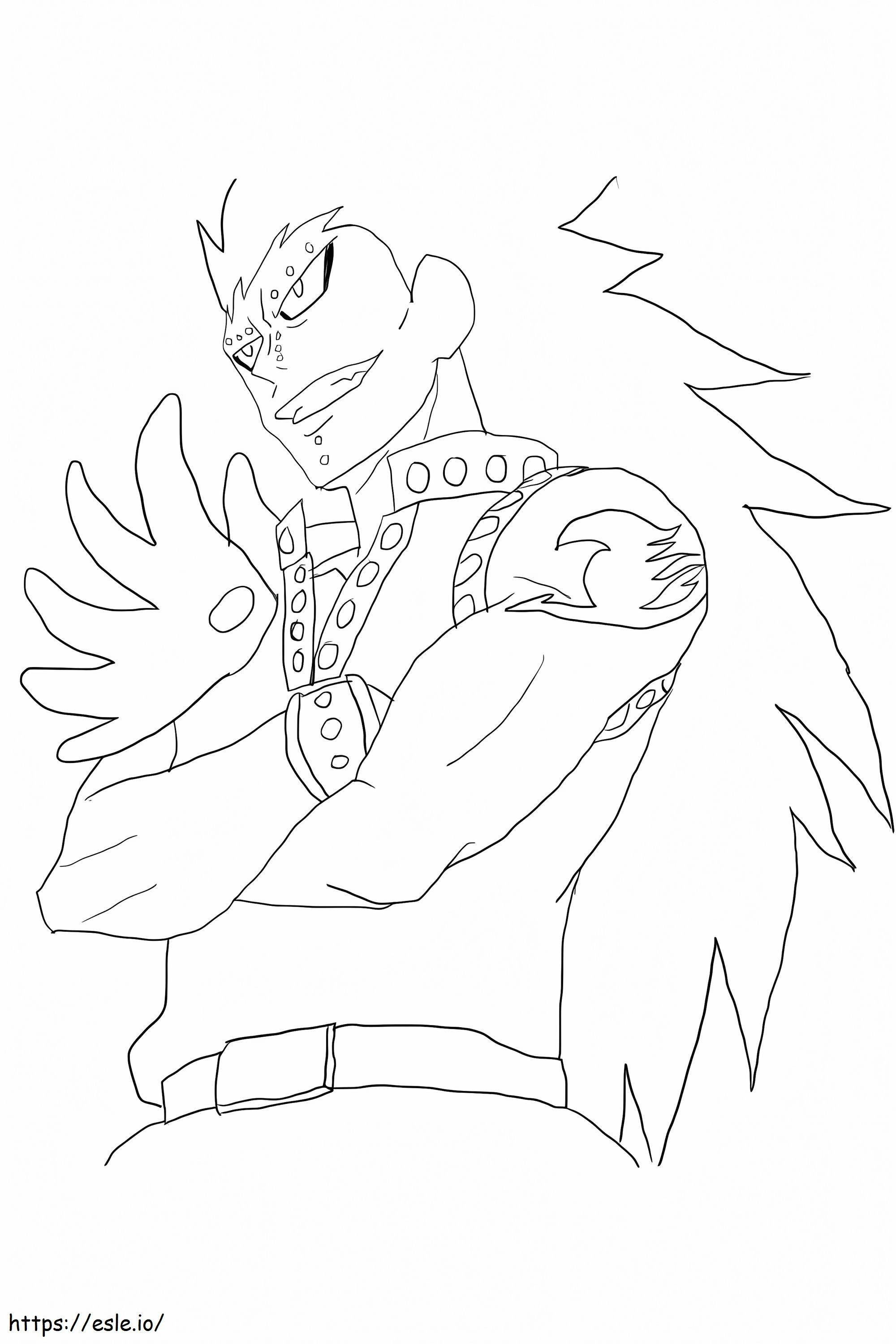 Gajeel De Fairy Tail coloring page