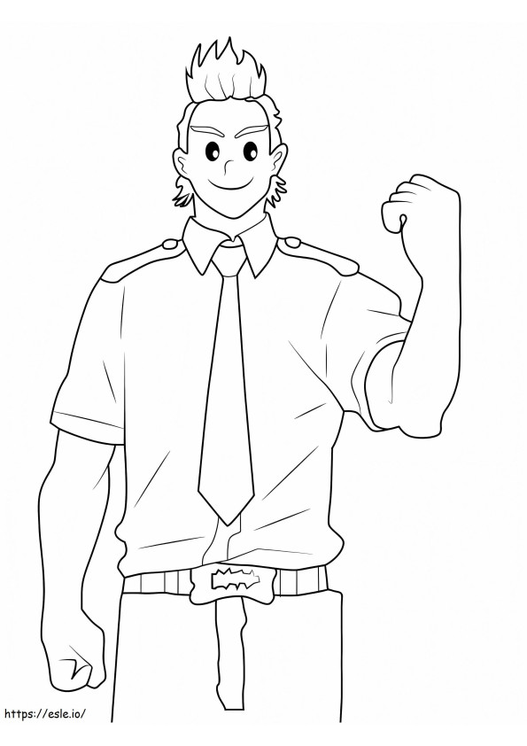Mirio Togata From My Hero Academia coloring page