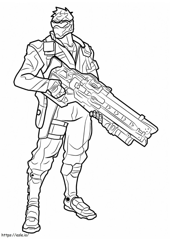 Overwatch 024 coloring page