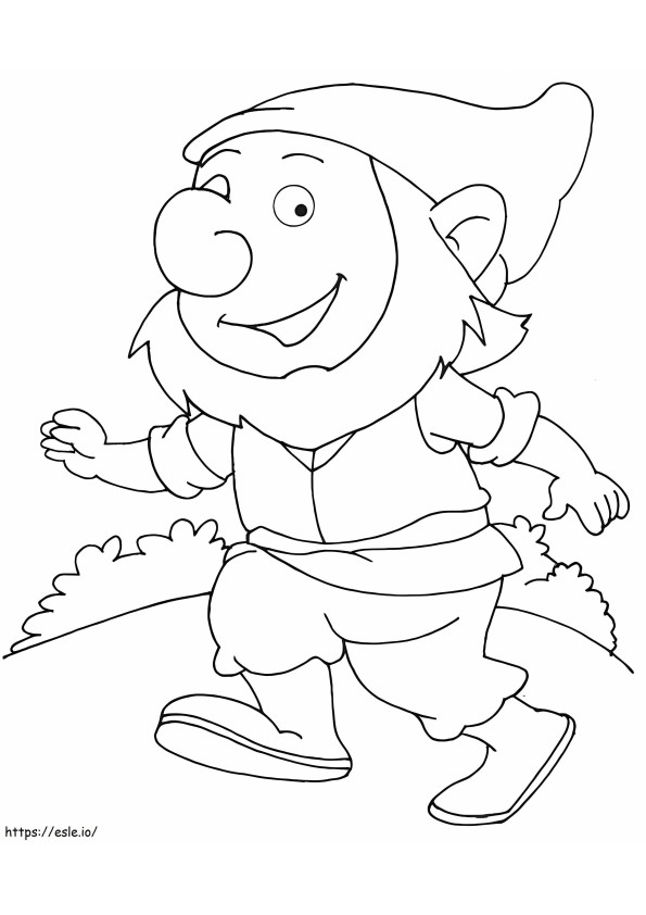 Funny Dwarf E1649063577254 coloring page