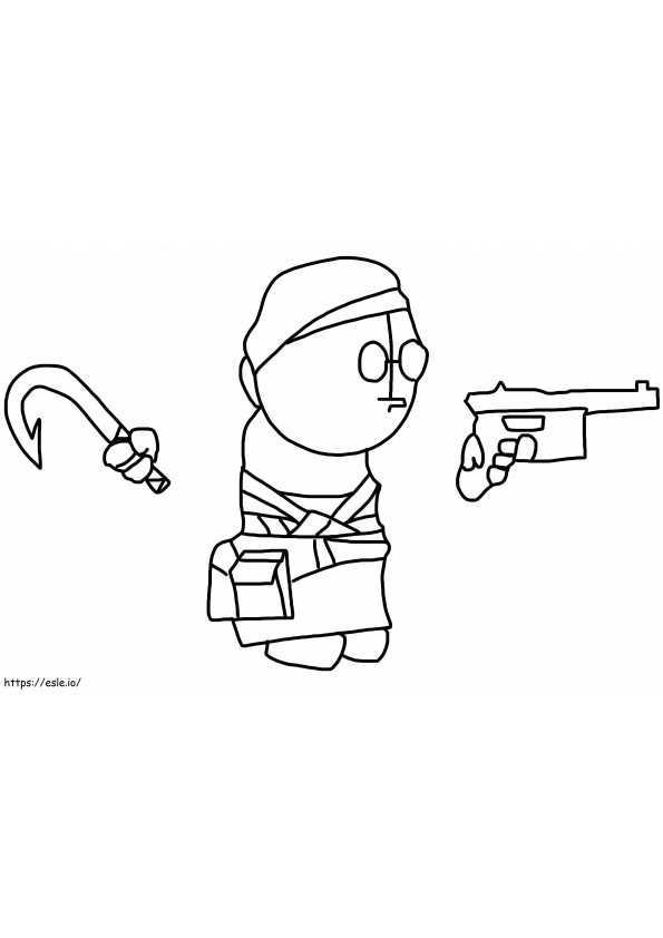 Sanford Madness Combat coloring page