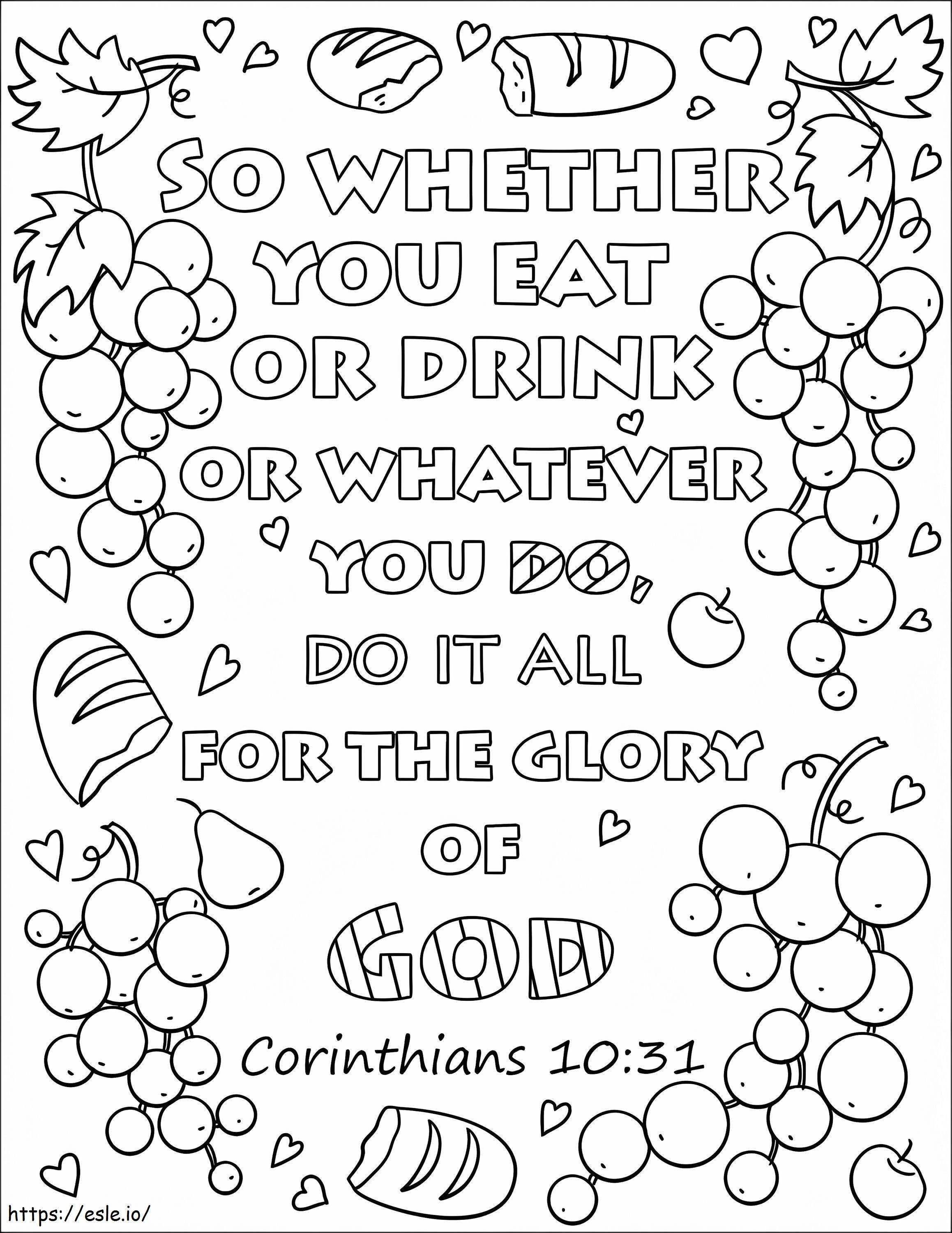 Bible Verse 1 coloring page