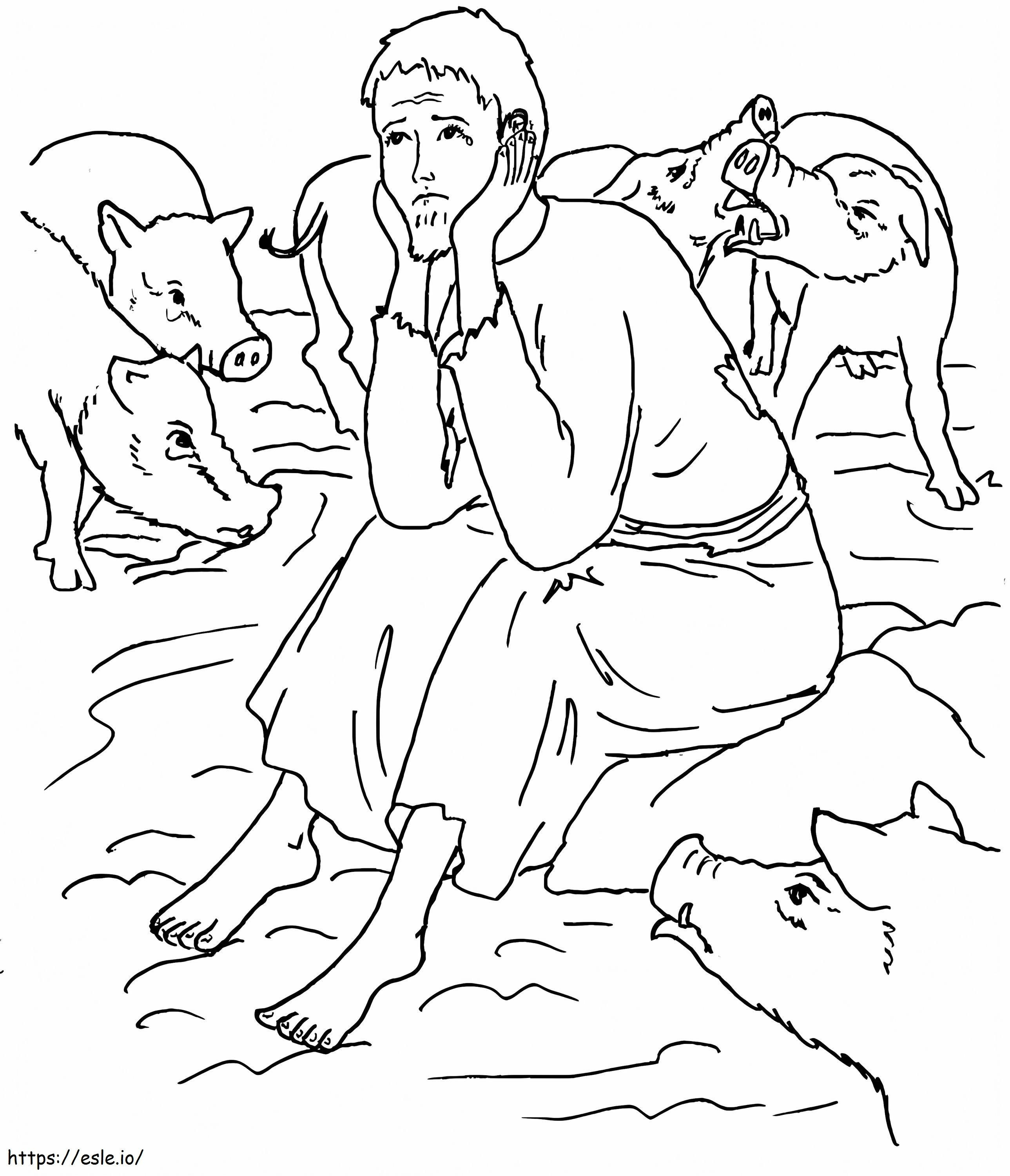 Prodigal Son 1 coloring page