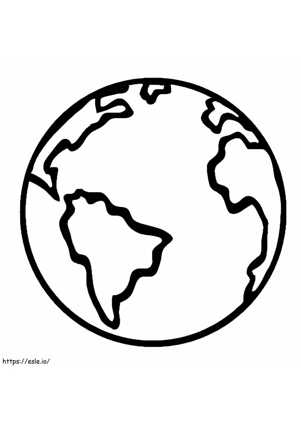 Planet Earth Online coloring page